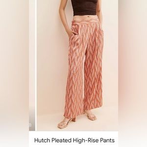 Hutch pleated high rise pants S